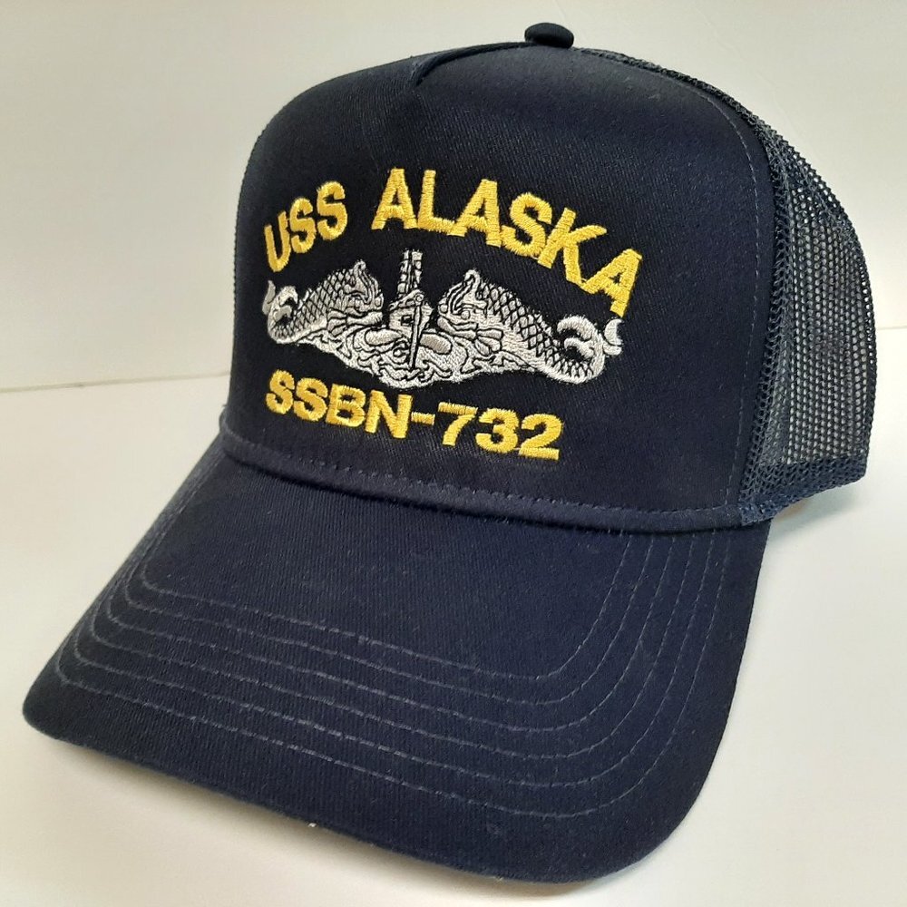USS Alaska SSBN-732 Baseball Cap Hat Mesh Snapback